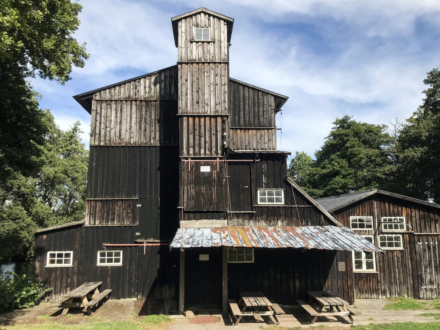 Klostermølle, bygning, natur, område, oplevelse, seværdighed, brædstrup